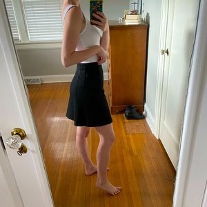 Nanette Lepore Black A-Line Skirt